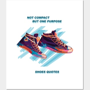 colorful sneakers in wpap art style Posters and Art